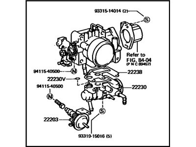 Toyota 22210-16101