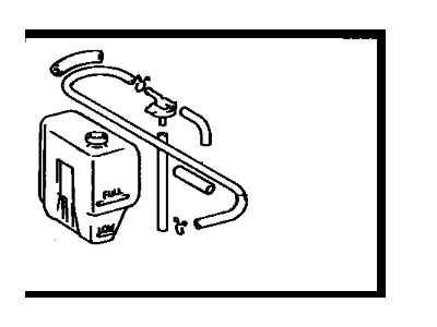 Toyota 16405-42020 Cap Sub-Assy, Reserve Tank