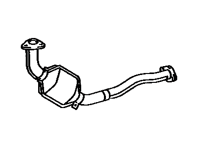 1990 Toyota Supra Exhaust Pipe - 17410-42140