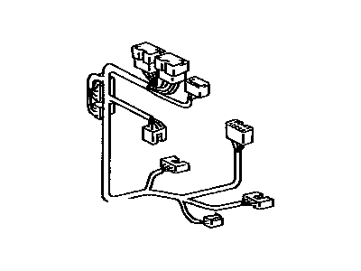 Toyota 88605-14860 Harness Sub-Assembly, Air Conditioner Wiring