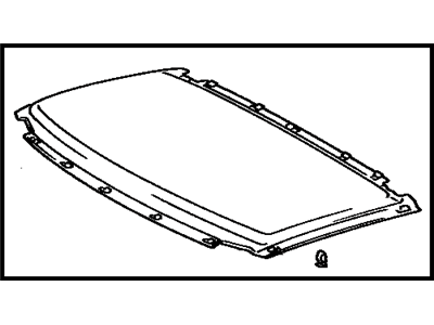 Toyota 63312-14040-12 Headlining, Roof, Center