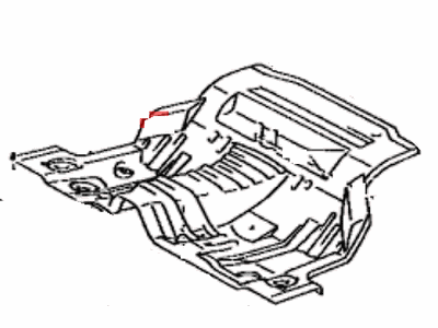 Toyota 58211-14120 Pan, Center Floor