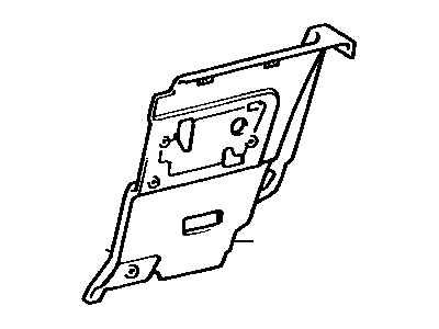 Toyota 62520-1B110-02 Board, Quarter Inside Trim, LH