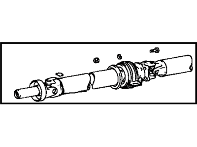 Toyota 37100-14630 Propelle Shaft Assembly W/Center Bearing