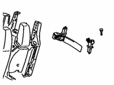 Toyota 71640-14210 Spring Assembly, Front Seat Back, LH