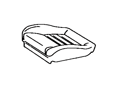 1992 Toyota Supra Seat Cover - 71072-1D194-02