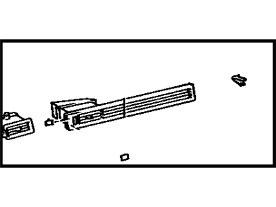Toyota 55670-14080-03 Register Assy, Instrument Panel