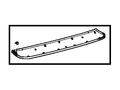 Toyota 64781-14051-06 Board, Back Door Trim