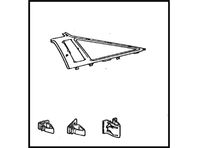 Toyota 62472-14251-03 Garnish, Roof Side, Inner LH