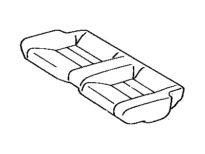 1992 Toyota Supra Seat Cover - 71065-14284-02
