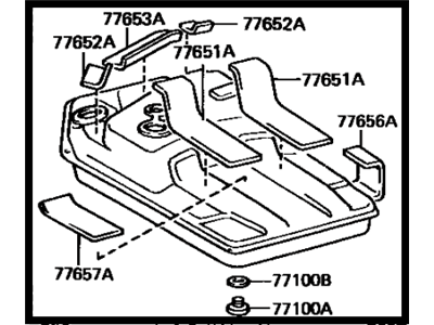 1986 Toyota Supra Fuel Tank - 77001-19426