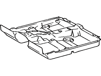 Toyota 58510-1B060-02 Carpet Assembly, Front Floor, Front