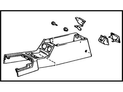 Toyota 58810-14400-02 Box Assembly, Console