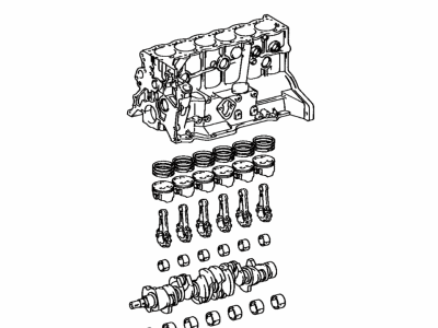 Toyota 11400-42140 Block Assembly, Short