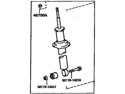 Toyota Supra Shock Absorber - 48530-19335