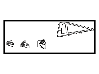 Toyota 62471-14281-02 Garnish, Roof Side, Inner RH