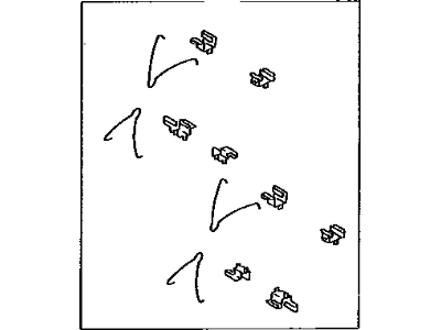 Toyota 04947-14290 Fitting Kit, Disc Brake, Front