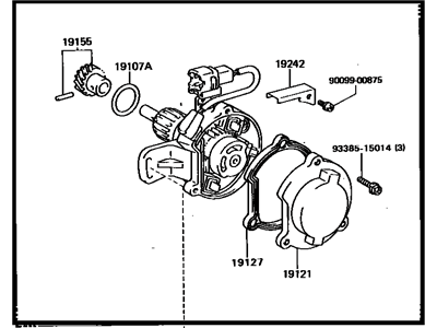 1989 Toyota Supra Camshaft Position Sensor - 19300-42010
