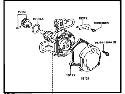 1987 Toyota Supra Camshaft Position Sensor - 19300-42010