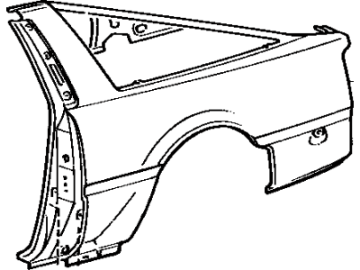 Toyota 61602-1B922 Panel, Quarter, LH