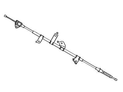 Toyota 46420-47120 Cable Assembly, Parking
