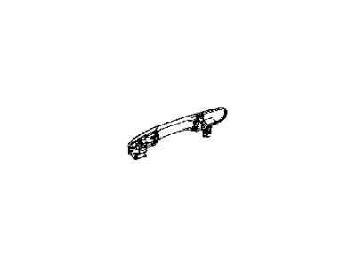 Toyota 69210-47051-D4 Front Door Handle Assembly