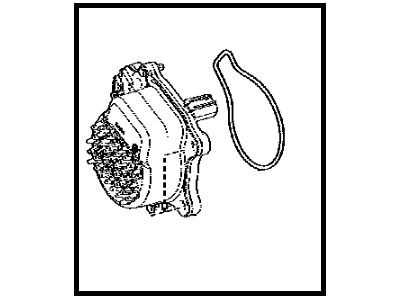 Toyota 161A0-39035 Engine Water Pump Assembly