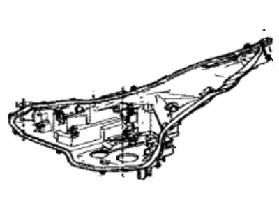 Toyota 8115B-47700 Housing, HEADLAMP W