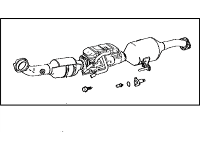 Toyota 17410-37B72 Exhaust Pipe Assembly