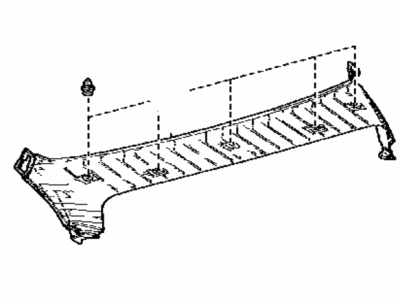 Toyota 67751-47110-C0 Board, Back Door Trim