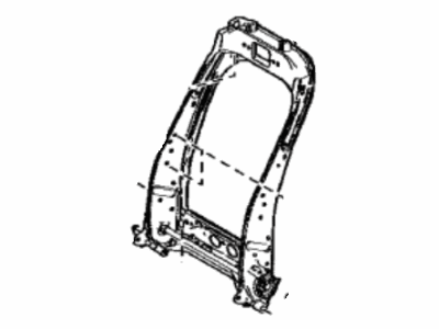 Toyota 71013-47150 Frame Sub-Assembly, Front Seat