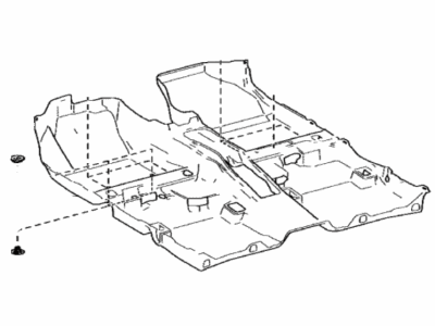 Toyota 58510-47500-C2 Carpet Assembly, Floor