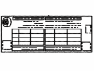 Toyota 42661-47A50 Label, Tire Pressure