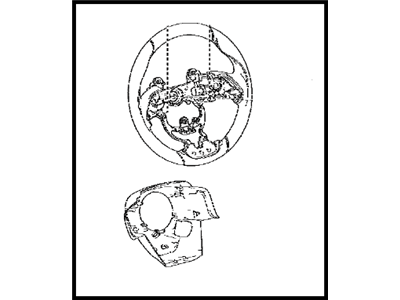 Toyota Prius Steering Wheel - 45100-47272-C0