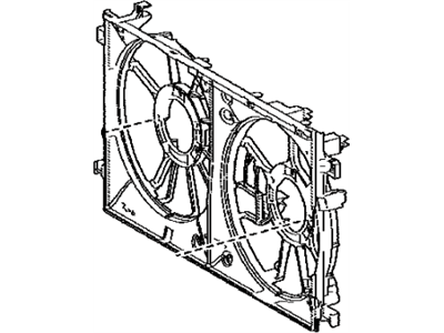 Toyota Prius Fan Shroud - 16711-37160