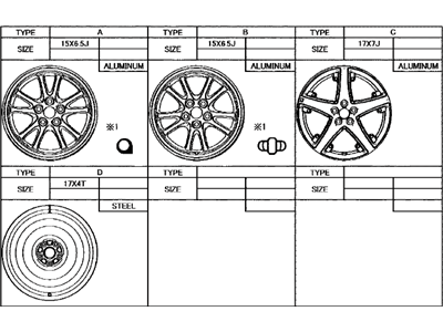 Toyota 42611-47510 Wheel, Disc