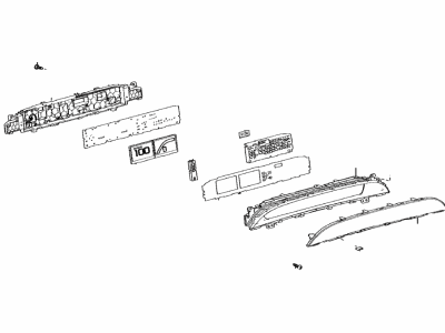 Toyota 83800-47V60 Meter Assembly, COMBINAT