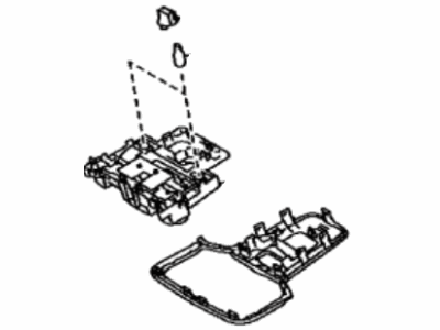 Toyota 81206-47010-E0 LAMP SUB-ASSY, CONSO