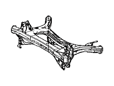 Toyota Corolla Rear Crossmember - 51206-47013