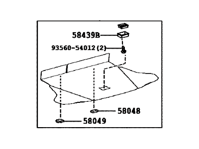 Toyota 58415-47110-C2