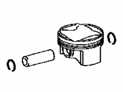 Toyota 13101-37260 Piston Sub-Assembly, W/P