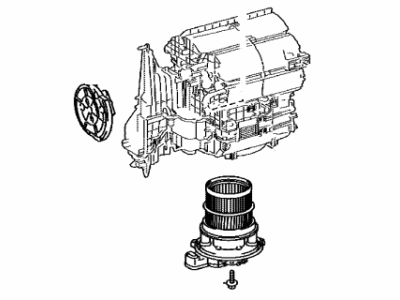 Toyota 87130-58101 Blower Assembly