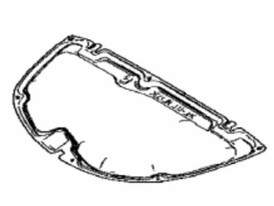 Toyota 53341-47040 Insulator, Hood