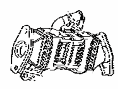 Toyota 25601-37030 Pipe Sub-Assembly, EGR W