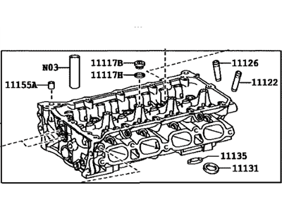 2019 Toyota Prius Prime Cylinder Head - 11101-80000