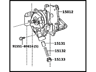 Toyota Prius Prime Oil Pump - 15100-37060