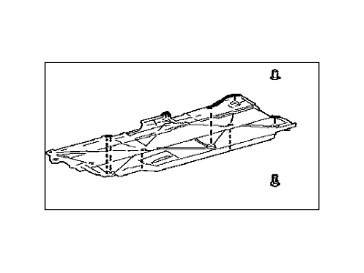 Toyota 58166-47030 Cover, Front Floor, LH