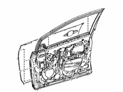 Toyota 67002-47161 Panel Sub-Assembly, Front D