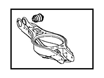 Toyota 48730-47010 Rear Suspension Control Arm Assembly, No.2 Right