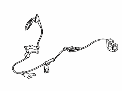 Toyota 89516-47120 Wire, Skid Control Sensor